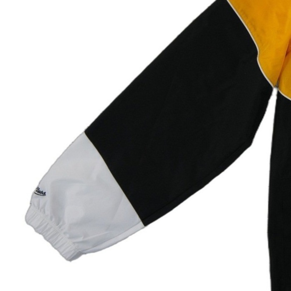 NEW Mitchell Ness Pittsburg Penguins Jacket Men's Size Large Yellow Windbreaker - Picture 4 of 10
